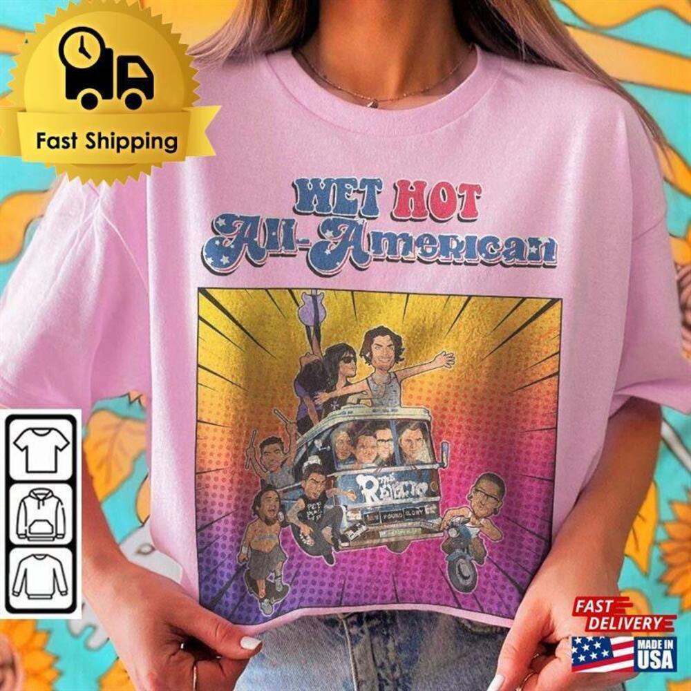 The All American Rejects Comic Shirt 90S Book Art Wet Hot